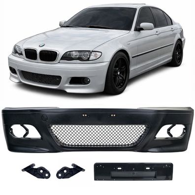 Front Stoßstange Sport + ABE passt für BMW E46 Limousine Touring LCI 2001-2005