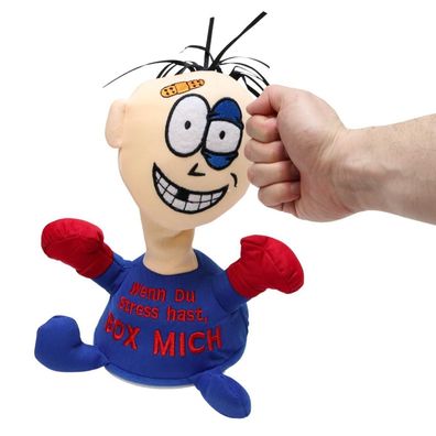 Stress Max Box mich wenn Du Ärger hast und ich schrei - Puppe mit Saugnäpfen