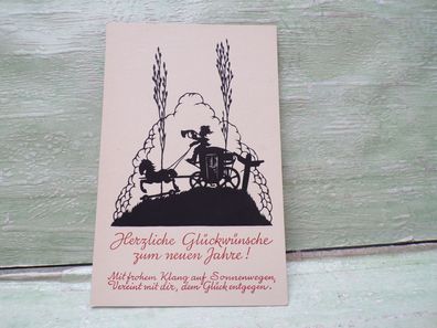 Boldt Kaiser Karte Gunkel Germany neuen Jahr mit frohem Klang Vereint mit Dir...1939