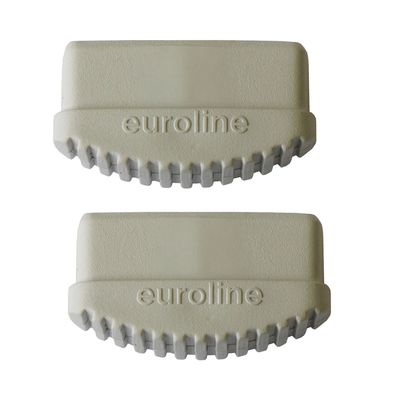 Euroline Leiterfus weis 65x20mm Paar