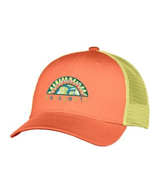 Patagonia Kids Snapback Trucker Cap kids planet: peach sherbet