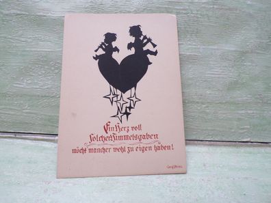 alte Plischke Karte Himmelsgaben... "signiert" Jahrweiser RM 1,50 1939