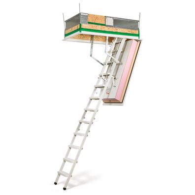 Wippro Passivhaus Dachbodentreppe Klimastair 160 Smart Lukenmas 120x60cm
