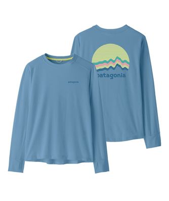 Patagonia Kids T-Shirt L/S Cap Sw ridge rise moonlight: shore blue