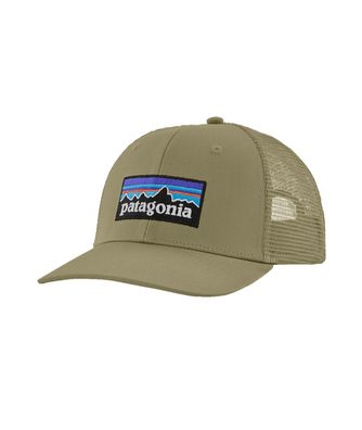 Patagonia Snapback Trucker Cap P-6 Logo gumtree green