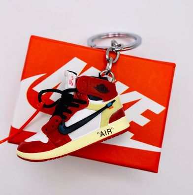 Nike Air Jordan 3D Sneaker im Schuhkarton Schlüsselanhänger Mini Jump Man