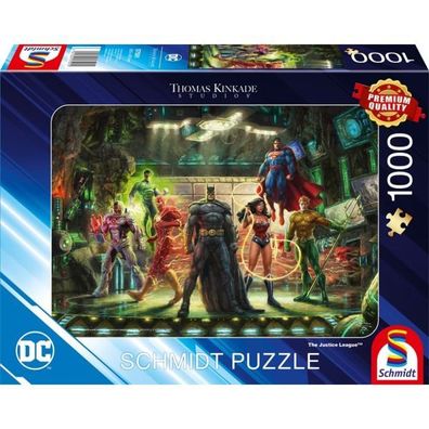 The Justice League Puzzle 1000 Teile Thomas Kinkade Collection
