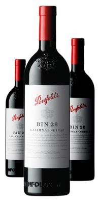 3 x Penfolds Bin 28 Kalimna Shiraz – 2023