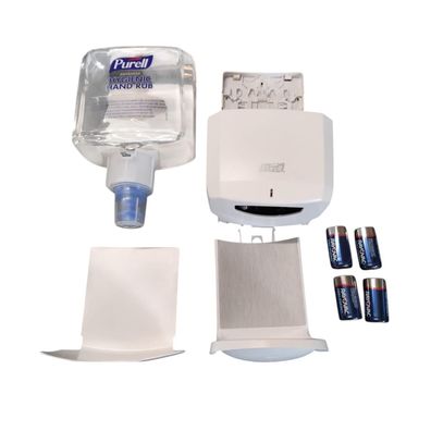 PURELL ES6 Automatischer Spender 1200 ml Advanced Gel Nachfüllpackung Weiß Set