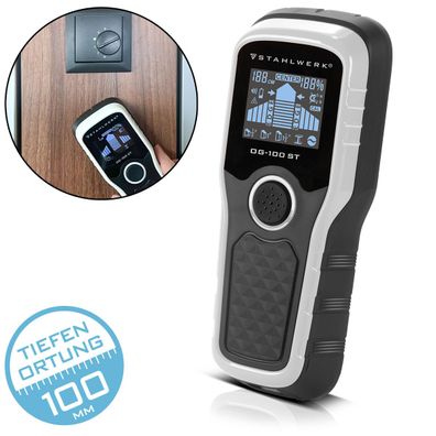Stahlwerk Ortungsgerät OG-100 ST Wandscanner, Metalldetektor, Leitungssucher