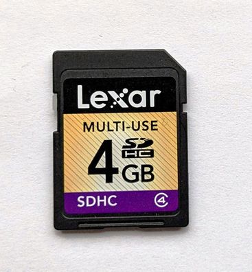 Lexar 4GB SDHC Secure Digital 4 GB SD