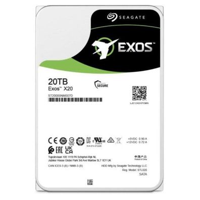 Exos X20 20 TB (SATA 6 Gb/s, 3,5")