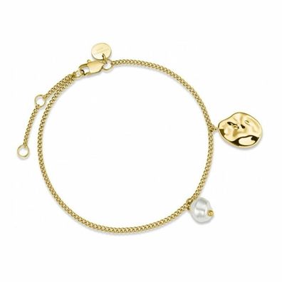 Gold-plated steel bracelet with pendants Toccombo JTBPG-J437
