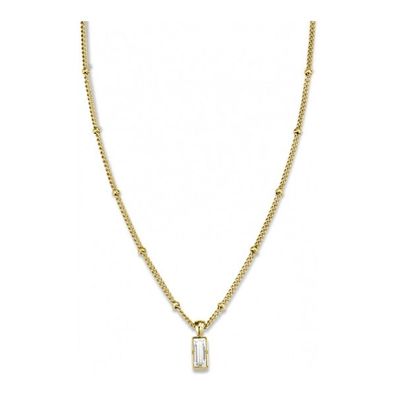 Gold-plated steel necklace with Swarovski crystal Toccombo JTNBG-J441