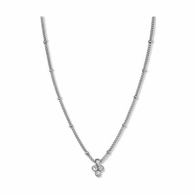 Steel necklace with triple crystal Swarovski Toccombo JTNTS-J442