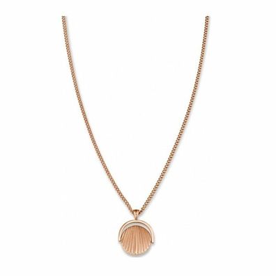 Pink gilded necklace with shell Toccombo JTNCRG-J449