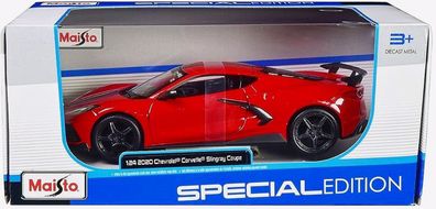 Maisto Die Cast Special Edition - 2020 Chevrolet Corvette Stingray Coupe - 1:24