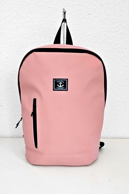 Unisex Rucksack Freizeitrucksack Reisen Arbeit Küsten-Style Wasserdicht in Altrosa