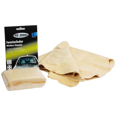 Auto-Leder Set Trocken-Tuch + Schwamm Fenster-Leder Aufsaug-Tuch Reinigung PKW