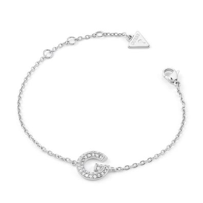 Guess Schmuck Damen-Armband G Pave Silberfarben S JUBB05442JWRHS