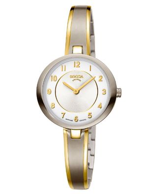 Boccia Damenuhr Quarz Titan Zweifarbig 3377-01