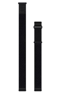 Garmin Wechsel-Armband Nylonband 18 mm Schiefer/Schwarz 010-14400-02
