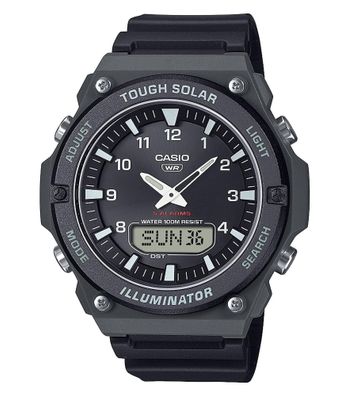 Casio Solaruhr für Herren AnaDigi Schwarz AQ-S820W-1AVEF