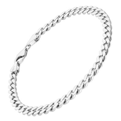 trendor Schmuck Herren-Armband 925 Silber 5,4 mm Breite 21165