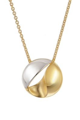 trendor Schmuck Gold-Anhänger 333/8K mit vergoldeter Silberkette 45 cm 21172