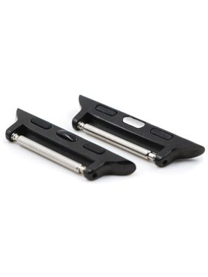 Hirsch Adapter Kompatibel mit Apple Watch Schwarz 20 mm AD1000-5-40