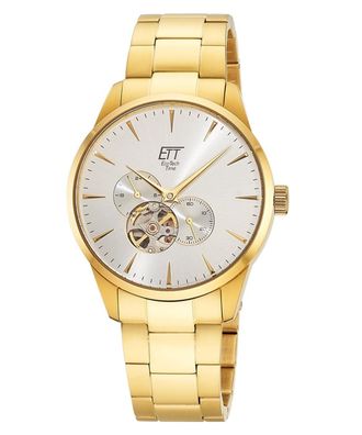 ETT Eco Tech Time Herren-Automatikuhr Motion Drive Goldfarben EGS-40404-41M