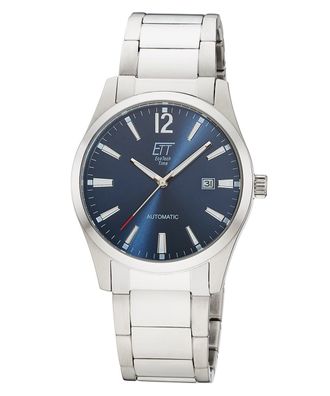 ETT Eco Tech Time Herrenuhr Automatik Motion Drive Stahl/Blau EGS-40409-31M