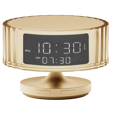 Stylistic Digital-Wecker Hari Waves Goldfarben