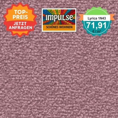 Vorwerk Lyrica 1N43 Velours Teppichboden 4 oder 5 m breit - versandkostenfrei ab 5 m²