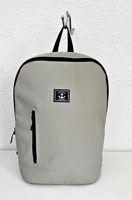 Unisex Rucksack Freizeitrucksack Reisen Arbeit Küsten-Style Wasserdicht Grau