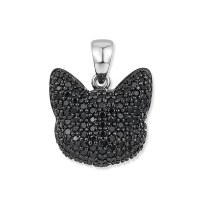 Seinerzeit Schmuck Anhänger Kuro Katze Silber SZA-3990-456