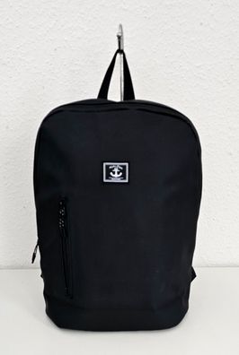 Unisex Rucksack Freizeitrucksack Reisen Arbeit Küsten-Style Wasserdicht Schwarz