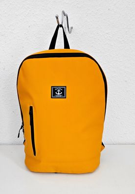 Unisex Rucksack Freizeitrucksack Reisen Arbeit Küsten-Style Wasserdicht Senfgelb