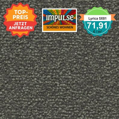 Vorwerk Lyrica 5X81 Velours Teppichboden 4 oder 5 m breit - versandkostenfrei ab 5 m²