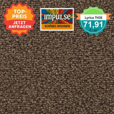 Vorwerk Lyrica 7H36 Velours Teppichboden 4 oder 5 m breit - versandkostenfrei ab 5 m²