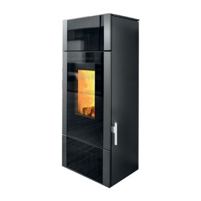 Kaminofen Wodtke Giro water+ black 8 kW wassergeführt 091700 Kamin Ofen