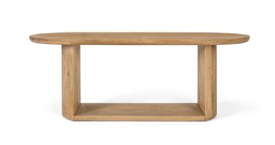 Ovaler Tisch aus Mangoholz 210 cm-1935