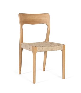 2er-Set Stéhle aus Gummibaumholz.-5913