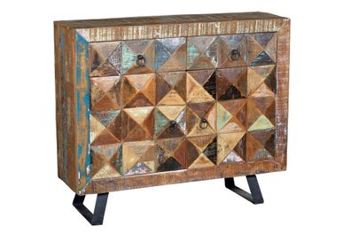 Konsole aus recyceltem Holz-6425