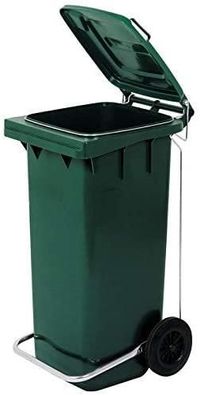 Sambonet Cleaning & Safety PE-HD grün/fahrbar Pedalabfalltonne120L 44095-12
