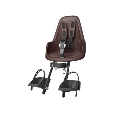 Bobike ONE Mini Kindersitz Sicherheitssitz Babysitz Lenkersitz coffee braun