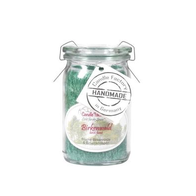 Candle Factory Baby-Jumbo Duftkerze im Weckglas, Birkenwald, 308-156 1 St