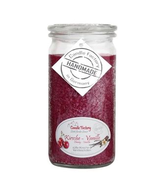 Mini-Jumbo Duftkerze im Weckglas, Kirsche - Vanille 1 St