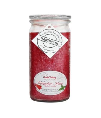 Mini-Jumbo Duftkerze im Weckglas, Rhabarber - Minze 1 St