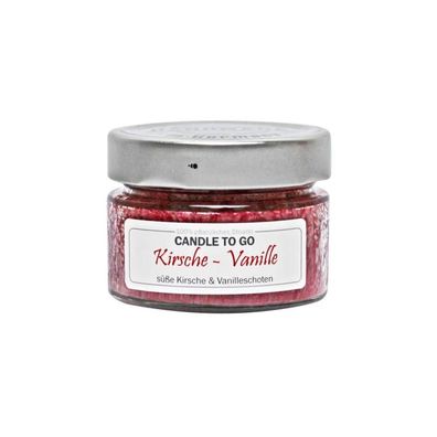 Candle to go, Kirsche - Vanille 1 St
